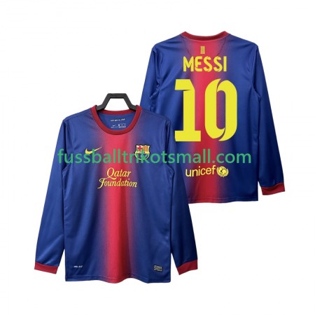 Fußballtrikots FC Barcelona Lionel Messi 10 2012 2013 Retro Langarm Heimtrikotsatz kaufen